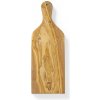 Hendi Servírovacia doska z olivového dreva s rukoväťou 400x140xH18mm