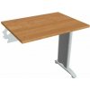 Hobis Pracovný stôl Flex, 80x75,5x60 cm, jelša/kov Hobis Pracovný stôl Flex, 80x75,5x60 cm, jelša/kov