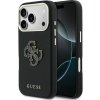 Guess – Hardcase Resin Logo pevné puzdro pre iPhone 17 Pro – čierne