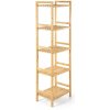 G21 Bambusový regál 5 polic 6355521 G21 Bambusový regál 5 polic 6355521