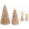 AFI Sada 2 ks sviečok Vianočný stromček zlatá 17,5/13,5 cm AFI Sada 2 ks sviečok Vianočný stromček zlatá 17,5/13,5 cm