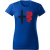 T-ričko Alfa Romeo Rift dámske tričko Farba trička: Kráľovská Modrá, Farba potlače: Čierna, Veľkosť: XS T-ričko Alfa Romeo Rift dámske tričko Farba trička: Kráľovská Modrá, Farba potlače: Čierna, Veľkosť: XS