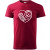 Florbal love - Klasické pánske tričko vyššej gramáže - 2XL ( Marlboro červená ) Florbal love - Klasické pánske tričko vyššej gramáže - 2XL ( Marlboro červená )