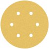 Brúsny papier pre excentrické brúsky Bosch Ø 150 mm, zrnitosť 60, dierovaný, 50 ks Brúsny papier pre excentrické brúsky Bosch Ø 150 mm, zrnitosť 60, dierovaný, 50 ks