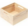 Kessebohmer KES 009172 LiniQ krabička štvorec s úchytmi 236 x 236 svetlý dub