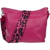NovaKabelka.sk Prisca Fuxia Scura s prídavným popruhom III kožená talianska crossbody kabelka ružová NovaKabelka.sk Prisca Fuxia Scura s prídavným popruhom III kožená talianska crossbody kabelka ružová