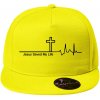 Jesus Saved My Life kríž ekg - Šiltovka s rovným šiltom a plastovou sponou - Univerzálna veľkosť ( Citrónová ) Jesus Saved My Life kríž ekg - Šiltovka s rovným šiltom a plastovou sponou - Univerzálna veľkosť ( Citrónová )