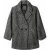 Dievčenský kabát GAP, TWEED čierna,biela M Dievčenský kabát GAP, TWEED čierna,biela M