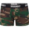 Brandit boxerky set darkcamo čierne 2ks