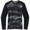 Smartwool M Classic Thermal Merino BL Pattern CB, black mountain scape - pánské funkční triko S Smartwool M Classic Thermal Merino BL Pattern CB, black mountain scape - pánské funkční triko S
