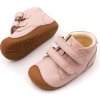 Bundgaard Detské Prechodné Barefoot Topánky Petit Strap Old Rose