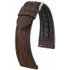Koženkový remienok Hirsch Bark 0935045115-2, hnedý, Quick Release 18 mm Koženkový remienok Hirsch Bark 0935045115-2, hnedý, Quick Release 18 mm