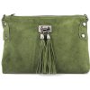Talianska kožená kabelka 812 vojenska zelená Talianska kožená kabelka 812 vojenska zelená