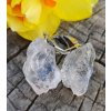 Krištáľ náušnice (surové kamene 20 mm) Krištáľ náušnice (surové kamene 20 mm)
