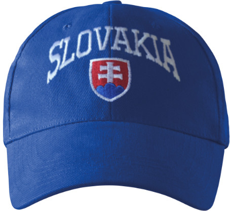 SLOVAKIA veľký nápis bavlnená svetlomodrá