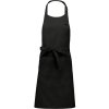 Kariban Zástěra Sommelier K890 s laclem COT20K89000299-black