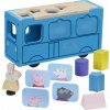 CHARACTER Prasátko Peppa Dřevěná vkládačka školní autobus CHARACTER Prasátko Peppa Dřevěná vkládačka školní autobus