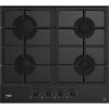 Plynová varná doska Beko HILG64325SDX bPro500, 4 horáky, čierna Plynová varná doska Beko HILG64325SDX bPro500, 4 horáky, čierna