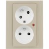 Dvojzásuvka ABB 5593H-C02357 18 Levit s prepäťovou ochranou macchiato Dvojzásuvka ABB 5593H-C02357 18 Levit s prepäťovou ochranou macchiato