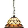 Tiffany luster, závesná lampa CARAMEL Ø25 Tiffany luster, závesná lampa CARAMEL Ø25