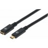 Manhattan USB-C - USB-C kabel 1 m černý (355681) Manhattan USB-C - USB-C kabel 1 m černý (355681)