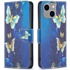 Puzdro na iPhone 14 Plus Motýľ modré Puzdro na iPhone 14 Plus Motýľ modré