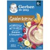 Nestlé / GERBER GERBER Mliečna kaša pšenično-ovsená banán a malina 200g Nestlé / GERBER GERBER Mliečna kaša pšenično-ovsená banán a malina 200g