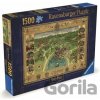 RAVENSBURGER Mapa Bradavic 1500 dielov RAVENSBURGER Mapa Bradavic 1500 dielov