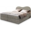 Manželská boxspring posteľ s úložným priestorom Fluvia N 180x200 - svetlosivá Manželská boxspring posteľ s úložným priestorom Fluvia N 180x200 - svetlosivá