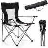 Turistická stolička s operadlom Nils Camp NC3044 čierna Turistická stolička s operadlom Nils Camp NC3044 čierna