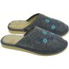 Dámske luxusné filcové sivé papuče MELANIA Dámske luxusné filcové sivé papuče MELANIA