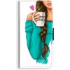 Púzdro iSaprio - My Coffe and Brunette Girl - Samsung Galaxy A8 2018 Púzdro iSaprio - My Coffe and Brunette Girl - Samsung Galaxy A8 2018