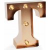 Mini dekoračné svetlo Legami Mini Decorative Light - T - Gold Rose - Letters uni Mini dekoračné svetlo Legami Mini Decorative Light - T - Gold Rose - Letters uni