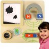 MASTERKIDZ Zábavná Montessori magnetická vzdelávacia tabuľa s kompasom MASTERKIDZ Zábavná Montessori magnetická vzdelávacia tabuľa s kompasom