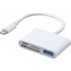 Adaptér Lightning na USB OTG Čítačka kariet SD Joyroom S-H142, microSD (biela) Adaptér Lightning na USB OTG Čítačka kariet SD Joyroom S-H142, microSD (biela)