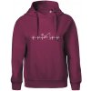 Rybár ekg - Oversized mikina dámská Moon - kratšia + širšia - XL ( Fuchsiová ) Rybár ekg - Oversized mikina dámská Moon - kratšia + širšia - XL ( Fuchsiová )