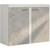 FALCO Komoda Rizo 2D bílá/beton FALCO Komoda Rizo 2D bílá/beton