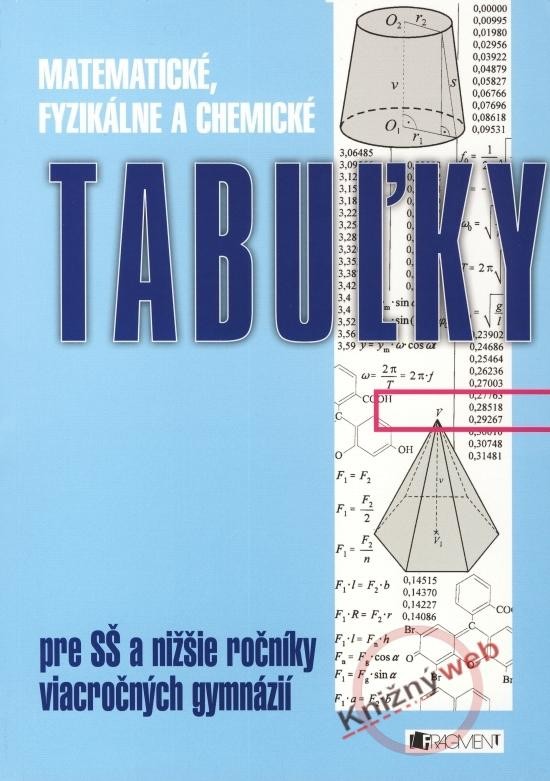 Matematické fyzikálne a chemické tabuľky pre SŠ Kolektív