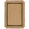 Flair Rugs Grace Jute Natural/Green Béžová