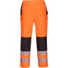 Portwest PW386 PW3 Hi Vis Dámske reflexné nohavice do dažďa oranžová oranžová čierna oranžová čierna