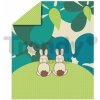 Detský paplón Sateen Rabbits toTs smarTrike Zajačik 100 % bavlna saténový vzhľad 110103 zelený Detský paplón Sateen Rabbits toTs smarTrike Zajačik 100 % bavlna saténový vzhľad 110103 zelený