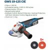 Uhlová brúska Bosch GWS 19-125 CIE + príslušenstvo 0615990M35 Uhlová brúska Bosch GWS 19-125 CIE + príslušenstvo 0615990M35