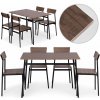 Súprava kuchynského a jedálenského nábytku: stôl + 4 stoličky, MALMO, ModernHome Súprava kuchynského a jedálenského nábytku: stôl + 4 stoličky, MALMO, ModernHome