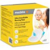 MEDELA Prsné vložky jednorazové ultra priedušné 60 kusov