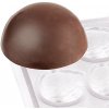 Contacto Formička z polykarbonátu na čokoládky – kulička 6751/007 hnědá