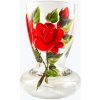 Maľovaná váza červená ruža, 2 l Maľovaná váza červená ruža, 2 l