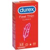 Durex Feel Thin Classic tenké latexové prezervatívy 12ks Durex Feel Thin Classic tenké latexové prezervatívy 12ks