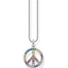 Thomas Sabo KE2170-318-7 Ladies Necklace - Peace Rainbow Thomas Sabo KE2170-318-7 Ladies Necklace - Peace Rainbow