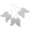 Súprava vianočných ozdôb Anjelské krídla, 3 ks, polyresin Súprava vianočných ozdôb Anjelské krídla, 3 ks, polyresin