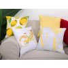 XPOSE® Set obliečok na vankúš LEMON 40x40 cm - set 4ks, Bavlna XPOSE® Set obliečok na vankúš LEMON 40x40 cm - set 4ks, Bavlna